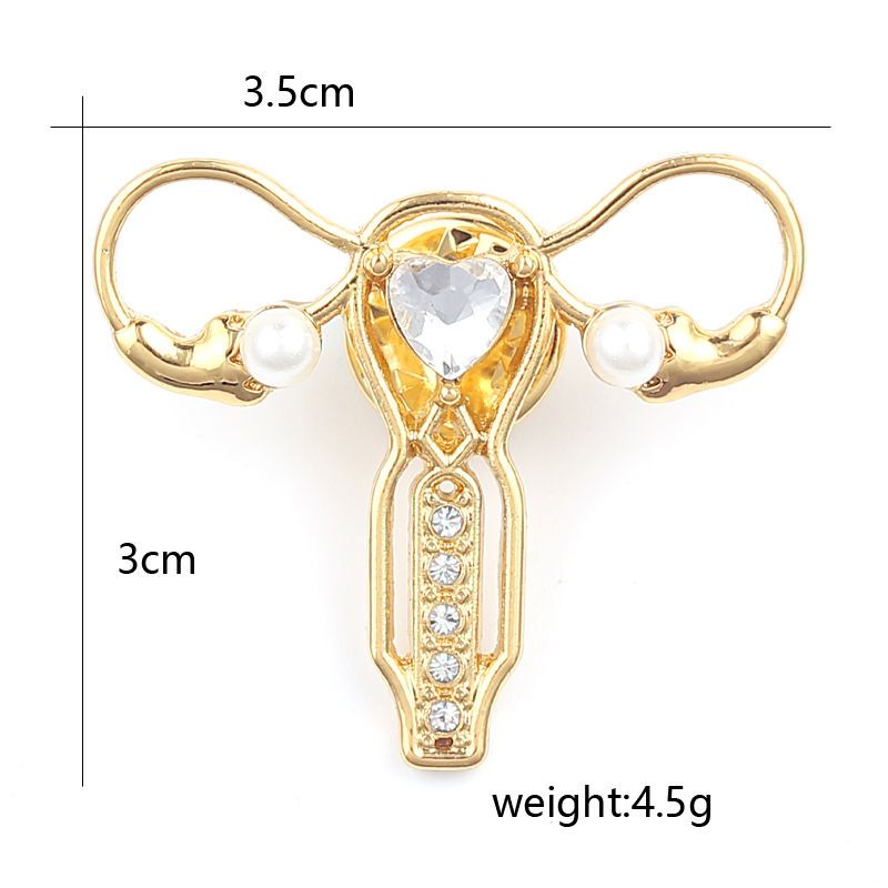 2024 Hot-selling bestseller human organ-shaped brooch