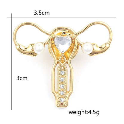 2024 Hot-selling bestseller human organ-shaped brooch