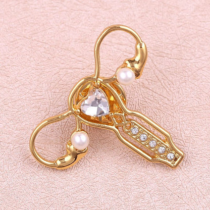 2024 Hot-selling bestseller human organ-shaped brooch