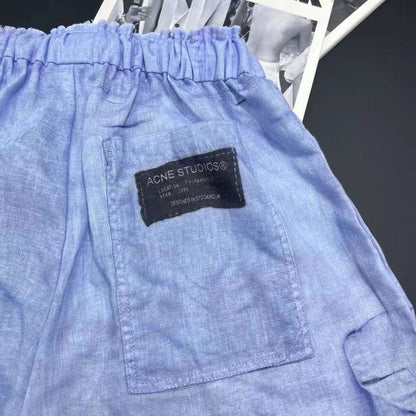 Acne Studios 3D "Natural Linen" Shorts