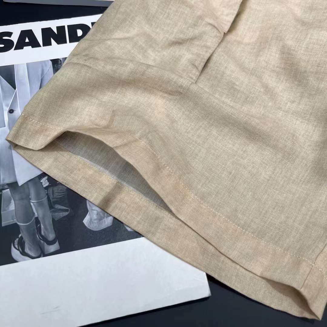 Acne Studios 3D "Natural Linen" Shorts