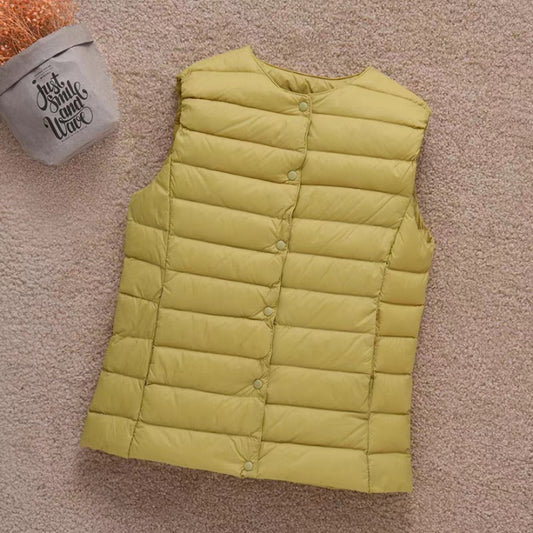 Winter Down Jacket Sleeveless Vest Coat