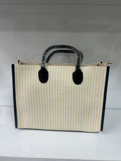 2024 New Style Single Shoulder Straw Woven Tote Bag