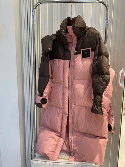 Koreanische Version 2024 Winter Neue Stil Lange Daunenjacke