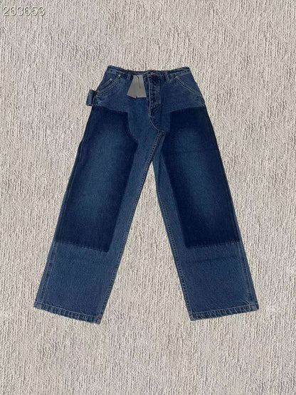 This pair of jeans is in the style of Dior.