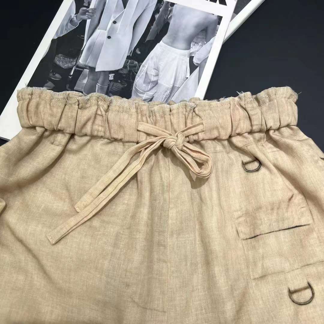 Acne Studios 3D "Natural Linen" Shorts