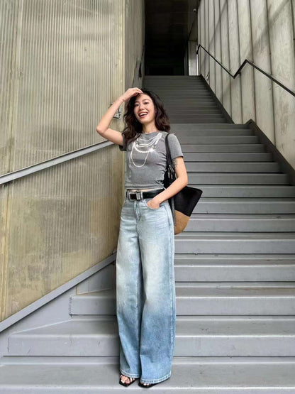 Short legs to long legs jeans