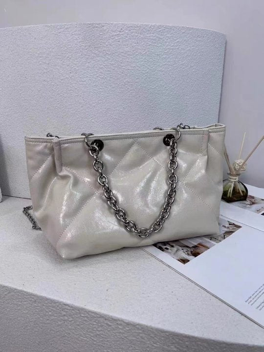 2024 New Style Minority Design Rhombic Leather Chain Bag